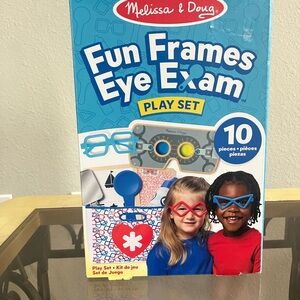 Melissa & Doug Fun Frames Eye Exam Play Set - Blue and Red